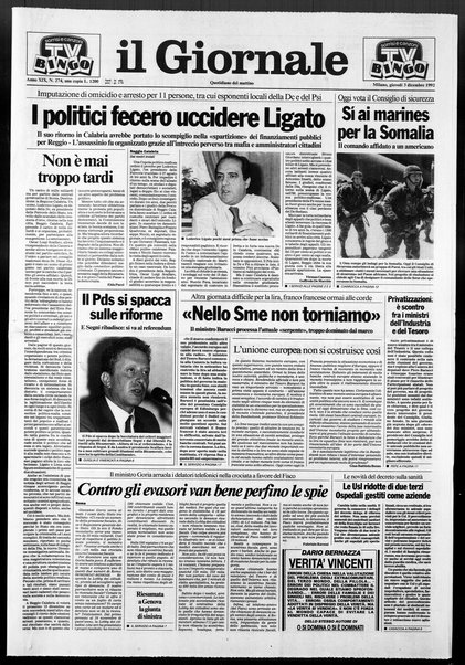 Il giornale : quotidiano del mattino